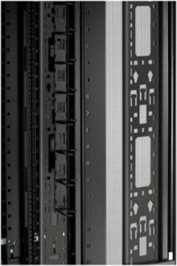 Vertical Cable Manager for NetShelter SX 42U, Set of 2, 193 Inch Height, Black