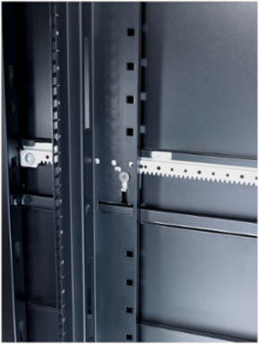 NetShelter SX 42U Rack Mounting Rails 23 Inch Width, 76.02 Inch Height, Weight 40.08 lb