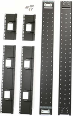 NetShelter SX 48U Recessed Rail Kit, 750mm Wide, 22.97 lb, 5.51 Inch Depth