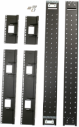 NetShelter SX 48U Recessed Rail Kit, 750mm Wide, 22.97 lb, 5.51 Inch Depth