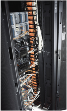 NetShelter Vertical Cable Manager, 4.29 Inch Width, 70 Inch Height, Set of 2