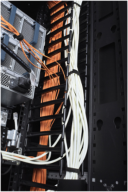 NetShelter Vertical Cable Manager for 750mm Wide 45U, 3.82 Inch x 6.30 Inch