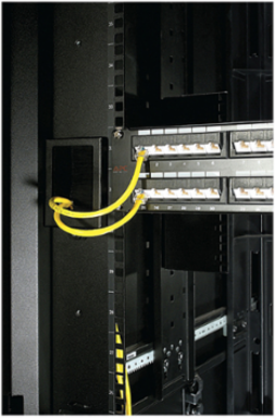 NetShelter Cable Management Brush Strips Set of 6 for 750 mm Rack, 2.99 Inch Width, Black