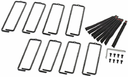 NetShelter Vertical Cable Manager Set of 8, 76 x 19 x 203 mm, 2.43 lb