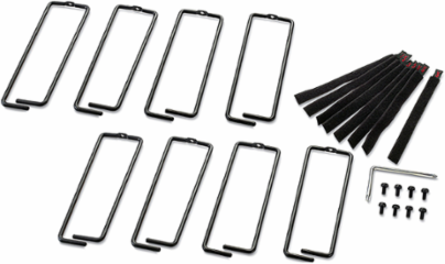 NetShelter Vertical Cable Manager Set of 8, 76 x 19 x 203 mm, 2.43 lb