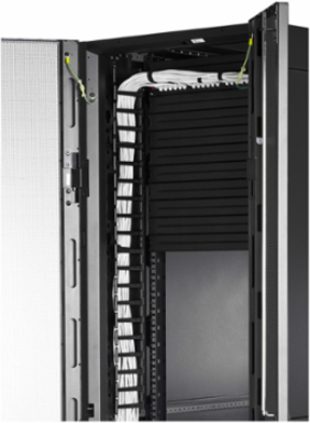 NetShelter Vertical Cable Manager, Set of 2, 45U, 75.24 Inch Height, 4.21 Inch Width