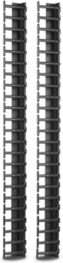 Vertical Cable Manager for NetShelter SX 600mm Wide 48U, 4.21 Inch Width, 80.51 Inch Height, Set of 2