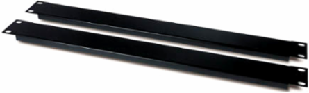 1U Airflow Management Blanking Panel Kit (Qty 2) Black, 19.02 Inch Width, 1.73 Inch Height
