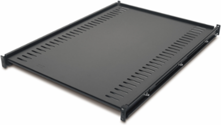 Fixed Shelf 1U, 250 lb Capacity, 25.98 Inch Depth, 18.50 Inch Width, Black