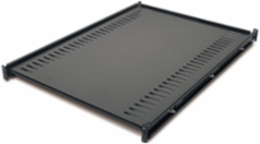 Fixed Shelf 1U, 250 lb Capacity, 25.98 Inch Depth, 18.50 Inch Width, Black