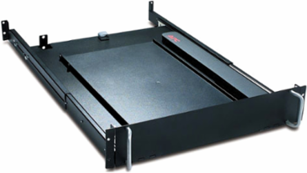 19 Inch Rotating Keyboard Drawer with 2U Rack Height, 3.5 Inch Height, 23.04 lb Weight