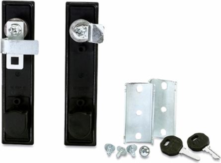 Combination Lock Handles (Qty 2) for NetShelter Enclosures, 6.26 Inch Height, 2.76 Inch Width, 3.50 Inch Depth