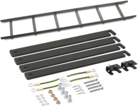 NetShelter Power Cable Ladder, 12.01 Inch Width, 119.02 Inch Height, Black