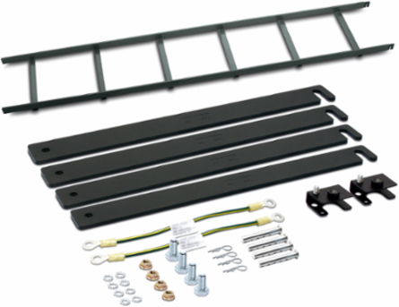 NetShelter Power Cable Ladder, 12.01 Inch Width, 119.02 Inch Height, Black