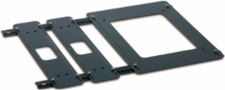 NetShelter Cable Management Rack Trough Adapter, Black, 22.83 Inch x 31.50 Inch x 2.01 Inch