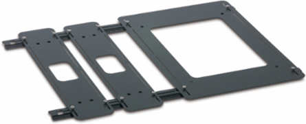 NetShelter Cable Management Rack Trough Adapter, Black, 22.83 Inch x 31.50 Inch x 2.01 Inch