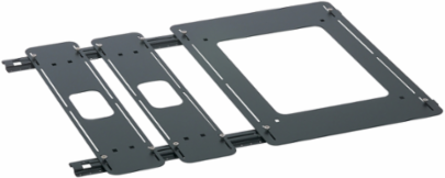 NetShelter Cable Management Rack Trough Adapter, Black, 22.83 Inch x 31.50 Inch x 2.01 Inch