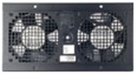 Roof Fan Tray 120V with 2 Fans and 1U Rack Space, Dimensions: 12.52 x 6.89 x 2.13 Inch