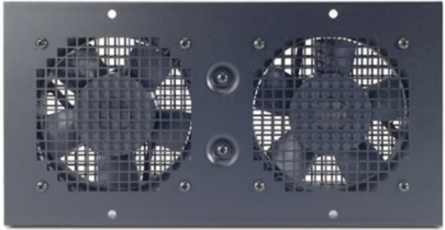 Roof Fan Tray 120V with 2 Fans and 1U Rack Space, Dimensions: 12.52 x 6.89 x 2.13 Inch