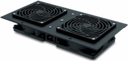 Roof Fan Tray 120V with 2 Fans and 1U Rack Space, Dimensions: 12.52 x 6.89 x 2.13 Inch