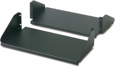 Double Sided Fixed Shelf for 2-Post Rack 250 lbs, 19.49 Inch Width, 10.24 Inch Depth, 3U Height