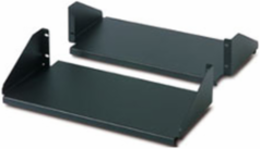 Double Sided Fixed Shelf for 2-Post Rack 250 lbs, 19.49 Inch Width, 10.24 Inch Depth, 3U Height