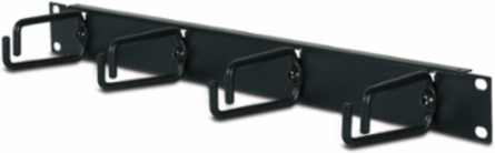Horizontal Cable Organizer 1U, 17.52 Inch Width, 2.99 Inch Depth, 1.41 lb Weight