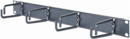 Horizontal Cable Organizer 1U, 17.52 Inch Width, 2.99 Inch Depth, 1.41 lb Weight