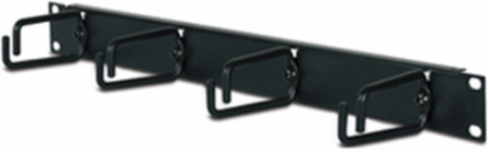 Horizontal Cable Organizer 1U, 17.52 Inch Width, 2.99 Inch Depth, 1.41 lb Weight