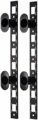 NetShelter Vertical Cable Manager, Black, 3.39 Inch Width, 30.16 Inch Height