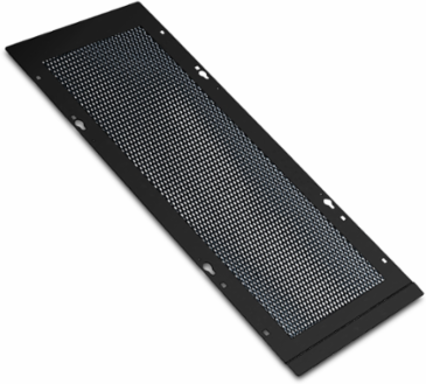 NetShelter Cable Management Trough, Perforated Cover, Black, 30.31 Inch x 12.20 Inch x 0.05 Inch