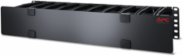 Horizontal Cable Manager 2U, 19 Inch x 6.5 Inch, Cable Tie, Rigid Design