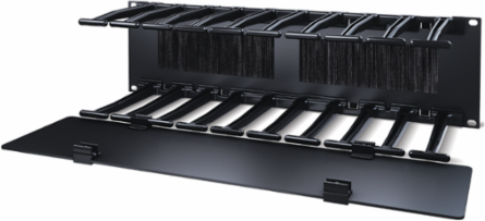 NetShelter Horizontal Cable Manager, 3U, 19 Inch Width, 6.5 Inch Depth, 5.25 Inch Height