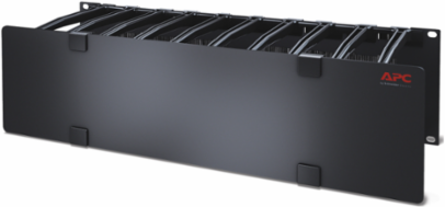NetShelter Horizontal Cable Manager, 3U, 19 Inch Width, 6.5 Inch Depth, 5.25 Inch Height
