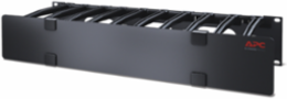 NetShelter Horizontal Cable Manager, 2U, Black, 19 Inch Width, 6.50 Inch Depth, TAA Compliant