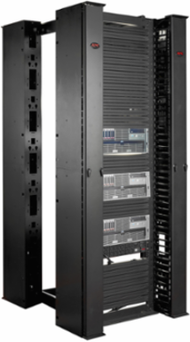 Vertical Cable Manager 84 Inch x 6 Inch for 2 & 4 Post Racks, UL Listed, 60 lb Capacity
