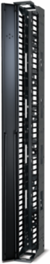 Vertical Cable Manager 84 Inch x 6 Inch for 2 & 4 Post Racks, UL Listed, 60 lb Capacity