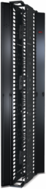 Vertical Cable Manager for 2 & 4 Post Racks, 84 Inch x 6 Inch, Double-Sided with Doors