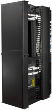Vertical Cable Manager for 2 & 4 Post Racks, 84 Inch x 6 Inch, Double-Sided with Doors