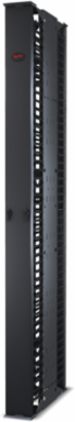 Vertical Cable Manager for 2 & 4 Post Racks, 84 Inch x 6 Inch, Double-Sided with Doors