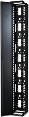 Vertical Cable Manager 84 Inch x 10 Inch Single-Sided with Door, 65.04 lb Weight