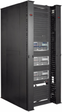 Vertical Cable Manager 84 Inch x 10 Inch for 2 & 4 Post Racks, Double-Sided with Doors
