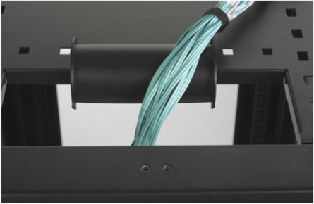 Vertical Cable Manager, Cable Fall, 2.52 Inch Height, Set of 2