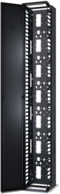 Vertical Cable Manager 84 Inch x 12 Inch for 2 & 4 Post Racks, Single-Sided with Door