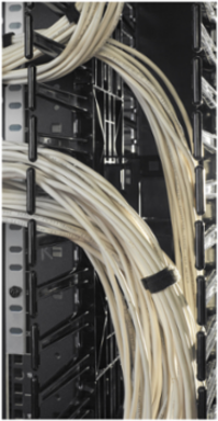 Vertical Cable Manager 84 Inch x 6 Inch, Double-Sided with Doors, 31.06 lb
