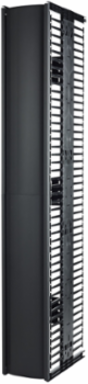 Vertical Cable Manager 84 Inch x 12 Inch, Double-Sided with Doors, 40.08 lb