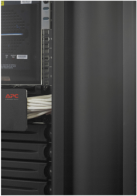 Vertical Cable Manager 84 Inch x 12 Inch, Double-Sided with Doors, 40.08 lb