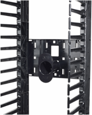 Vertical Cable Manager 84 Inch x 12 Inch, Double-Sided with Doors, 40.08 lb