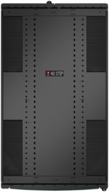 APC NetShelter SX Advanced Rack, High Strength, 48U, 2258H x 750W x 1295D mm, with Shock Package, Black [TAA]
