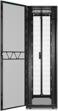 APC NetShelter SX Advanced Rack, High Strength, 52U, 2436H x 750W x 1295D mm, with Shock Package, Black [TAA]